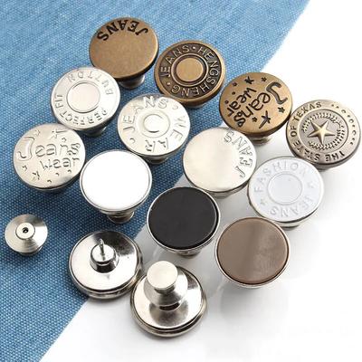 10 Stück Metallknöpfe Druckknöpfe Schraubendreher für Kleidung Jeans Retro Kostenlos Nähen Verstellbar Abnehmbar Wiederverwendbar Dekoration Nähwerkzeuge