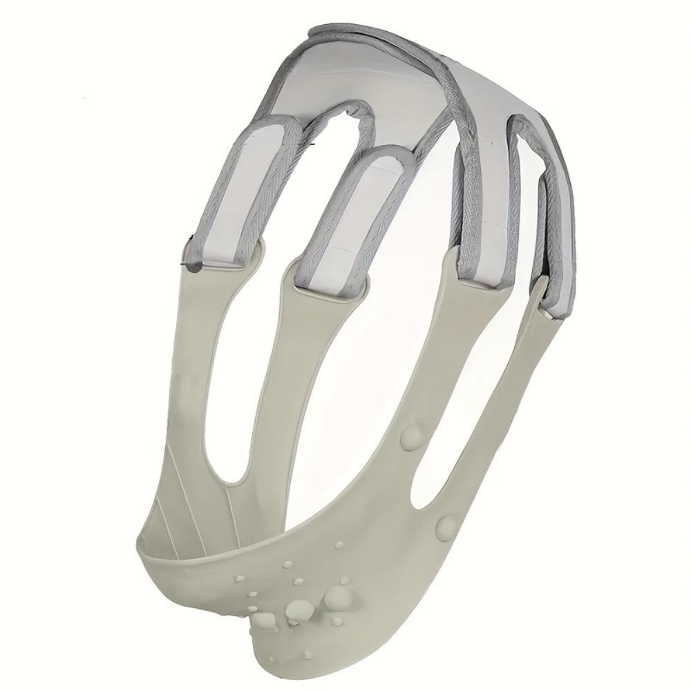 

Silicone Face Mask V Lifting V Line Shape Face Lift UP Facial Slimming Bandage Mask Cheek Chin Neck Slimming Thin Belt Tools серый
