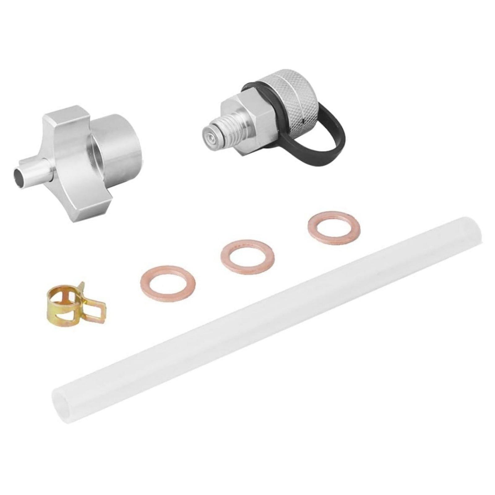 

ABHX-Автомобиль Алюминиевый сплав Масло Быстрый Подходящий Быстрый Масло Для M12x1.5 С Деталями Шланга One Size