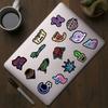 50Pcs Neon Light Cartoon Graffiti Stickers DIY Phone Guitar Laptop Notebook Suitcase Cup Waterproof Sticker Decals