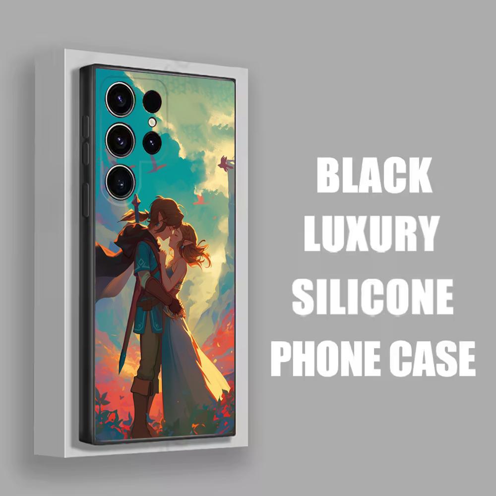 The Legend of Z-Zelda Phone Case For Samsung S25,S24,S21,S22,S23,S30,Ultra,S20,Plus,Fe,Lite,Note,10 Black Soft Shell