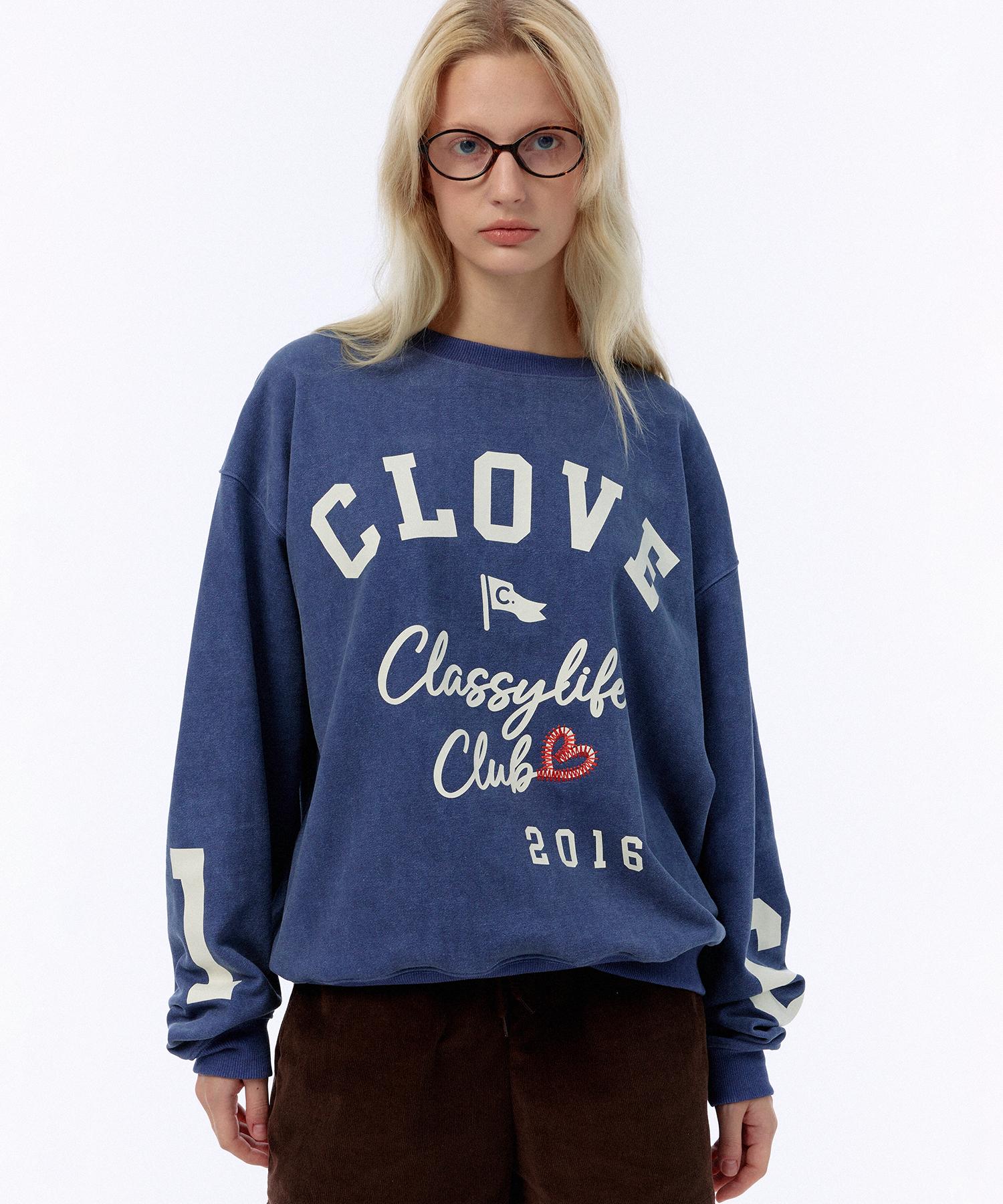Гвоздика [24Ос Гвоздика] Свитшот  Любовь  (синий) Blue/S