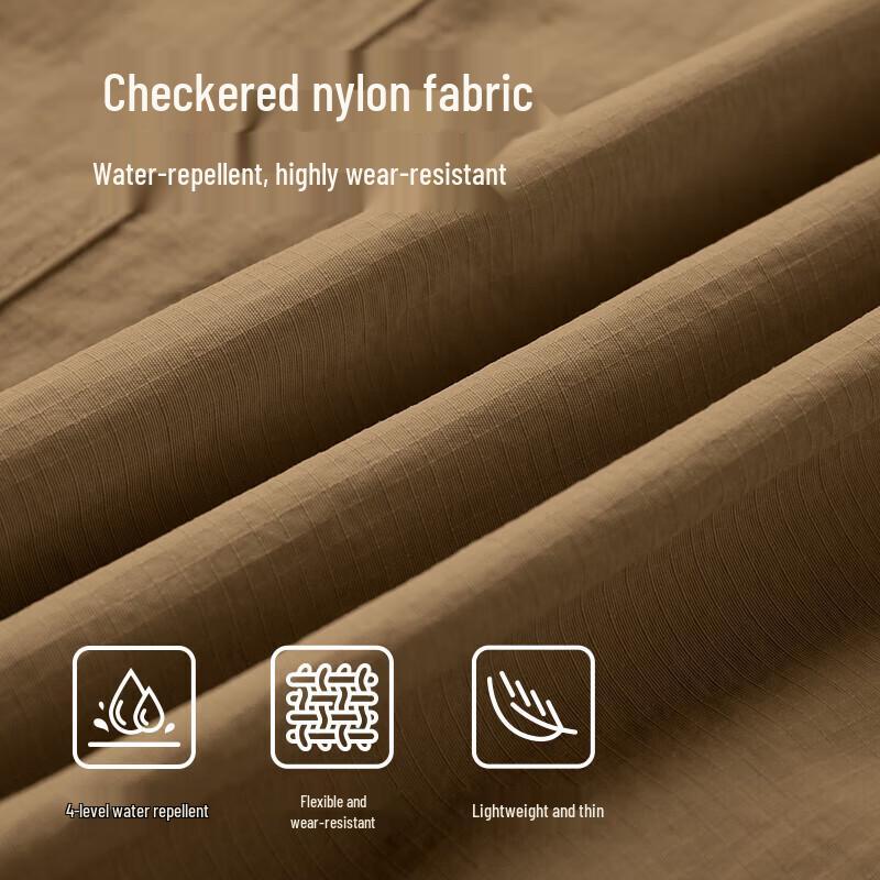 CAMEL Men's Lightweight Loose Fit Cargo Shorts