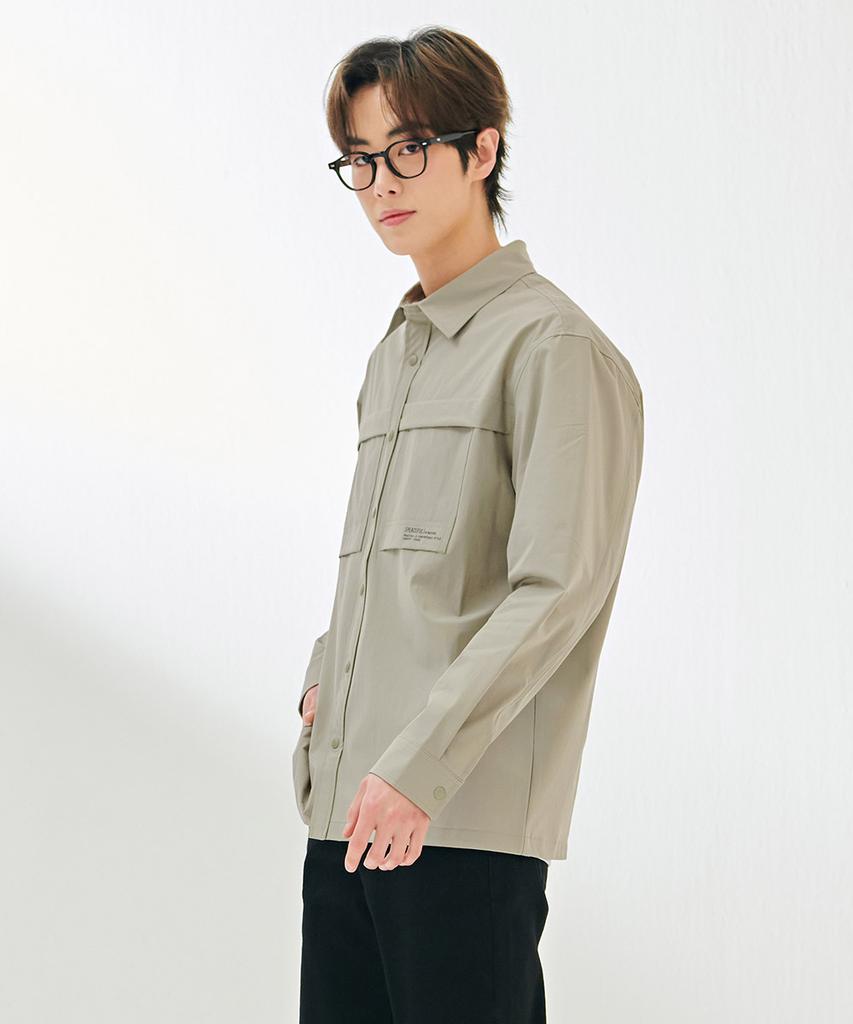 CHASECULT Men'S Stretch Shirt Jacket-Dbrk5422C0V