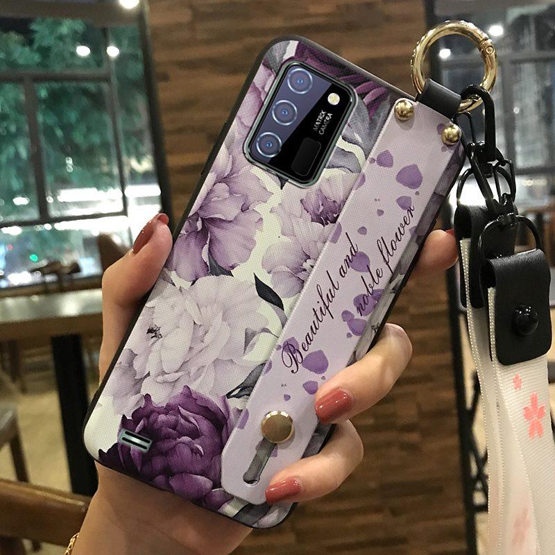 Водонепроницаемый ремешок на запястье Чехол для телефона для Oukitel C25 Подставка Шнурок Грязеотталкивающая Задняя крышка с кольцом Защитный Противоударный
