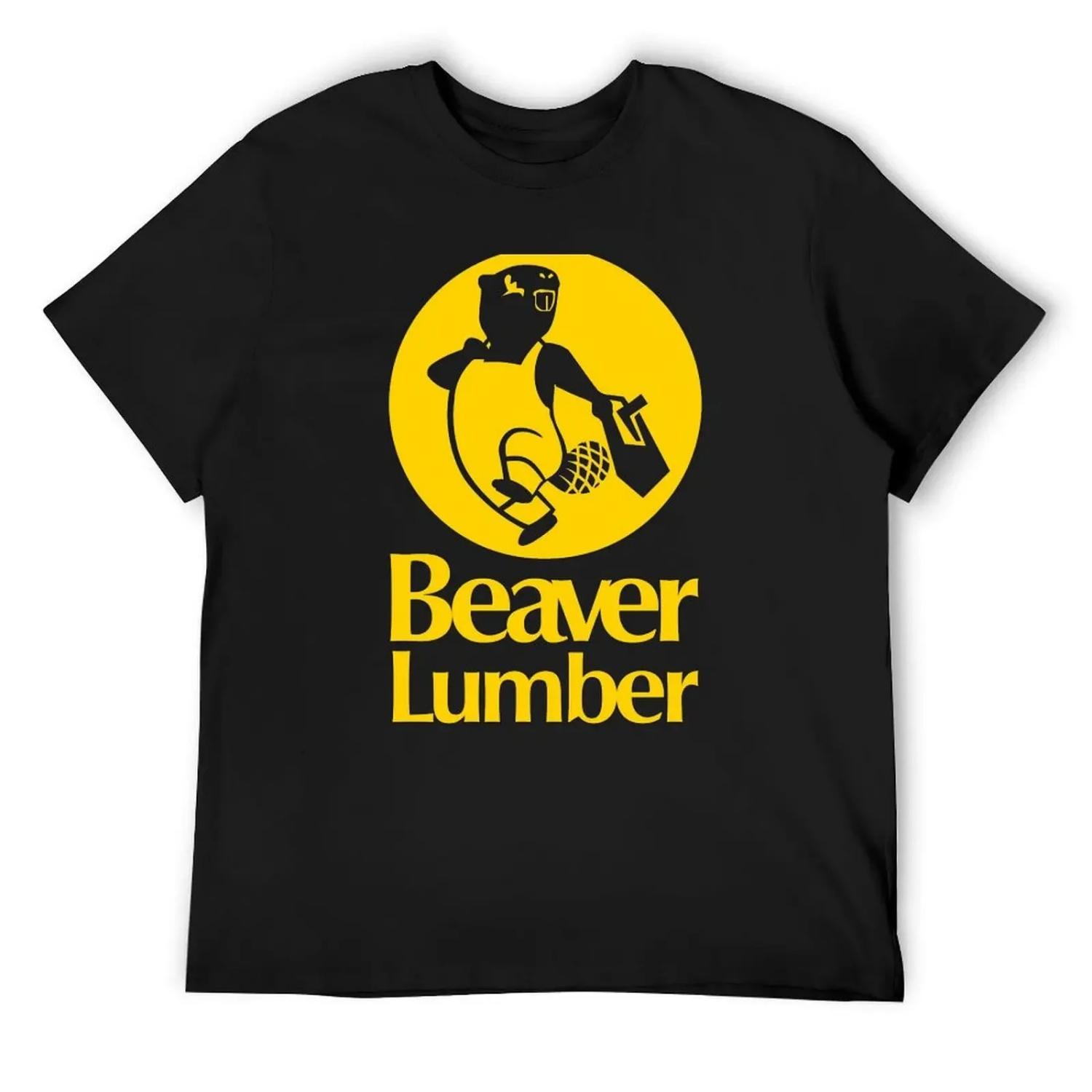Beaver Lumber (yellow) T-Shirt plus size tops vintage clothes customizeds t shirts for men pack XXXXXL чёрный