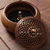 Walnut Incense Burner Indoor Sandalwood and Agarwood Incense Burner for Household Use Solid Wood Incense Burner Household Goods