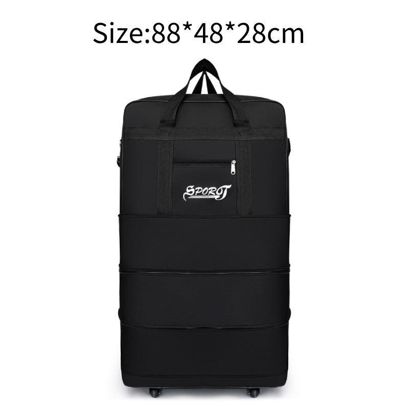 Large Capacity Foldable Travel Bag With Multiple Compartments For Air Travel