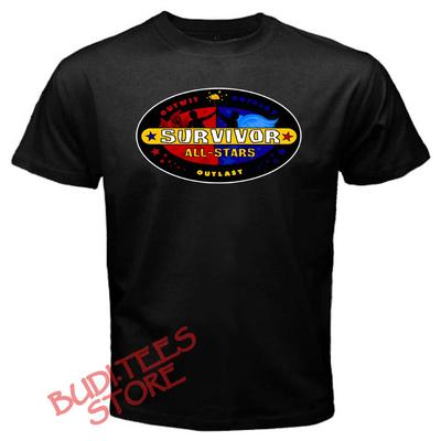 Survivor All Stars Outwit Outplay Men's T-Shirt Women's Tee Top Unisex Black Size S-5XL