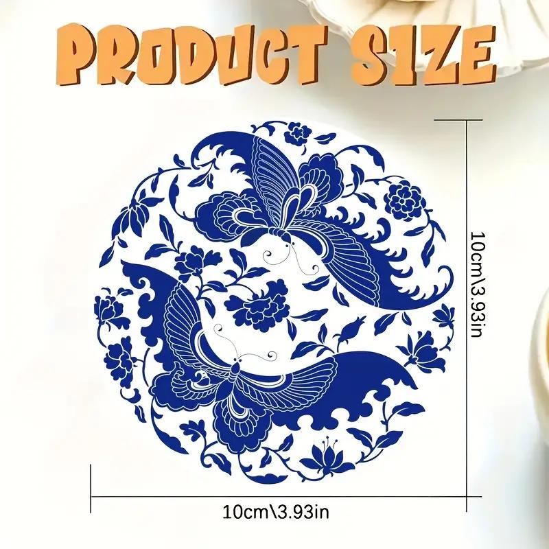 6-piece Butterfly Art Coaster Set-5d DIY Non-slip Heat Resistant Perfect for Home Decoration and Gifts