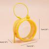 Keyring Two-side Display Bag Protection Case Clear Outdoor Bag Round Badge Storage Pouch  Gifts