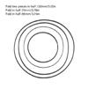 Pack of 4 Black Rubber Radio Belt Drive Belts for M-9990 M-9994 M-9994K