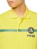 Ping Apparel Men's Short Sleeve Polo Shirt (Moisture-Wicking, Quick-Drying, UV Protection) / Golf / 621-4160215 060_Yellow, Size L