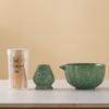3Pcs/Set Match Bowl Matcha Whisk Set Tea-Making Tools Ceramic Chasen Stand  for Tea Lovers