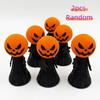 2/5Pcs Halloween Bouncing Pumpkin Gifts Halloween Decor Pressing Bouncing Pumpkin Ornament Day Of The Dead Party Favors Gifts