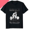 Lustiges Jesus Ist Mein Spotter Aufgedrucktes Grafik-Baumwoll-Herren-T-Shirt Humor Gewichtheben GYM T-Shirt Lässige Mode Streetwear Herren-T-Shirts