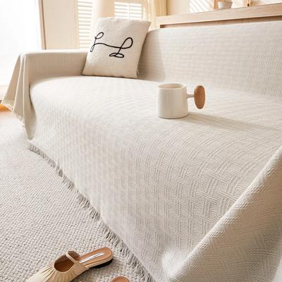 Serviette de Canapé Housse Complète Tissu Coton Couverture de Camping Coussin de Canapé Serviette Quatre Saisons Universelle Housse Complète de Canapé