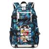 One Piece Zoro Print Pupil Everyday Backpack Set with Sling Tote Plus Pencil Pouch for Youth Teens School Outing Lightweight