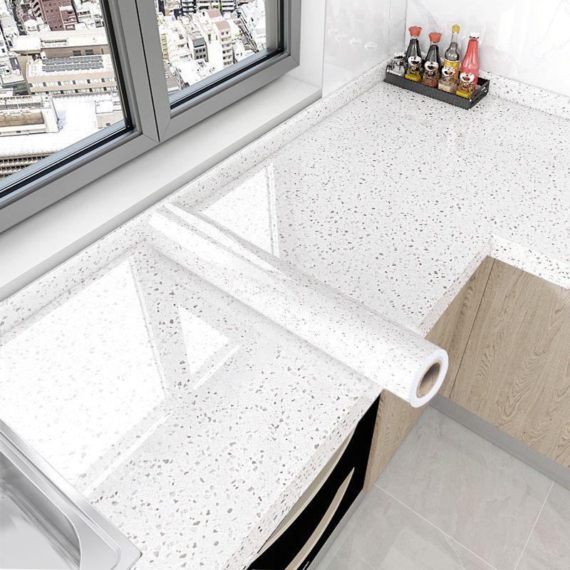 Kitchen-Specific Waterproof and Greaseproof Stickers High-Temperature Resistant Fireproof Wallpaper Countertop Wall Moisture-Proof Easy Installation