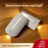 Night Light Ambient Light Human Body Sensor Light Up and Down Light Night Light Cabinet Light LED Induction Linkage
