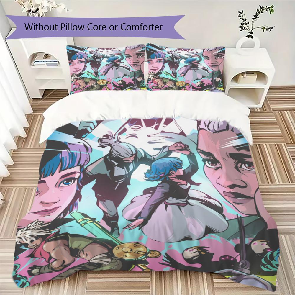 Arcane Season Pattern Bedding,Quilt Set Quilt Cover Pillowcase Home Birthday Gift (1*duvet cover+2*pillowcase,without core)XSJT0917103