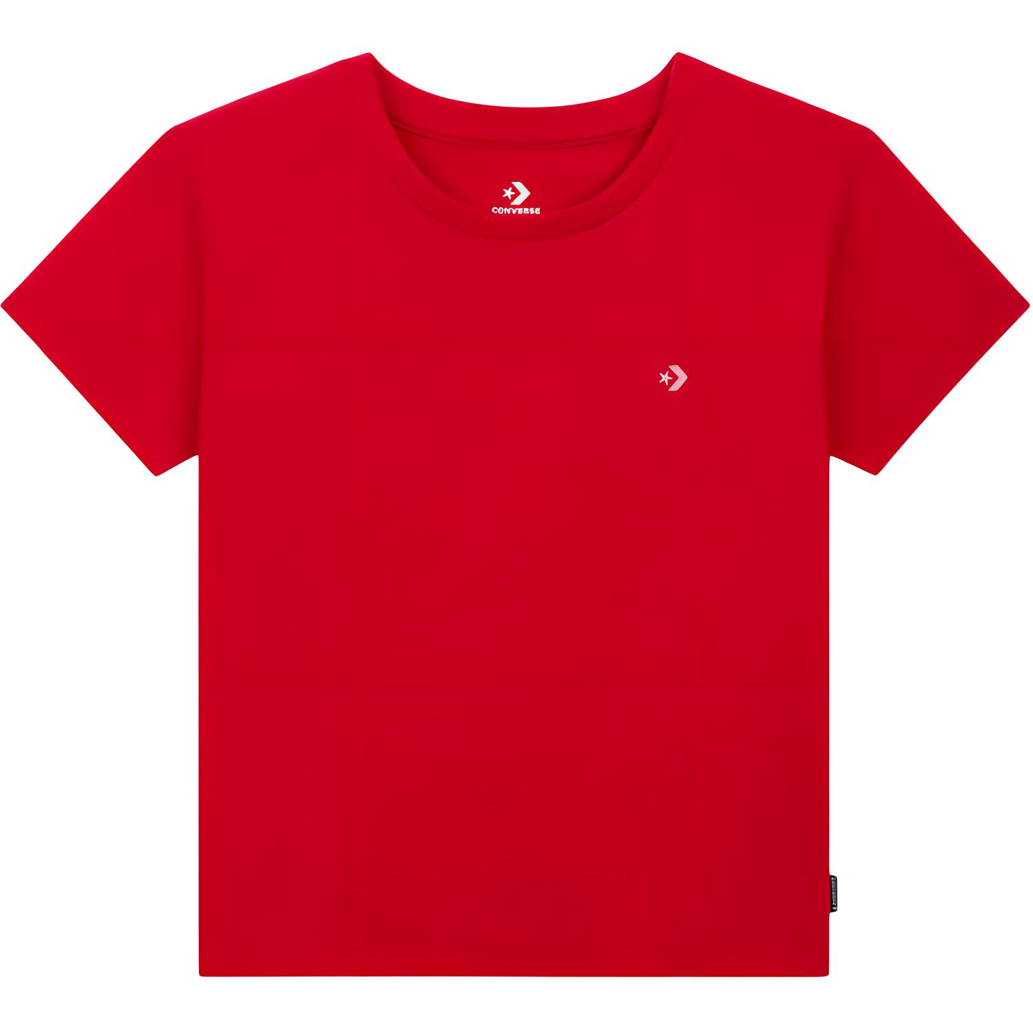 

New Converse T Shirt Women s Converse Red 10027252-A03 XL