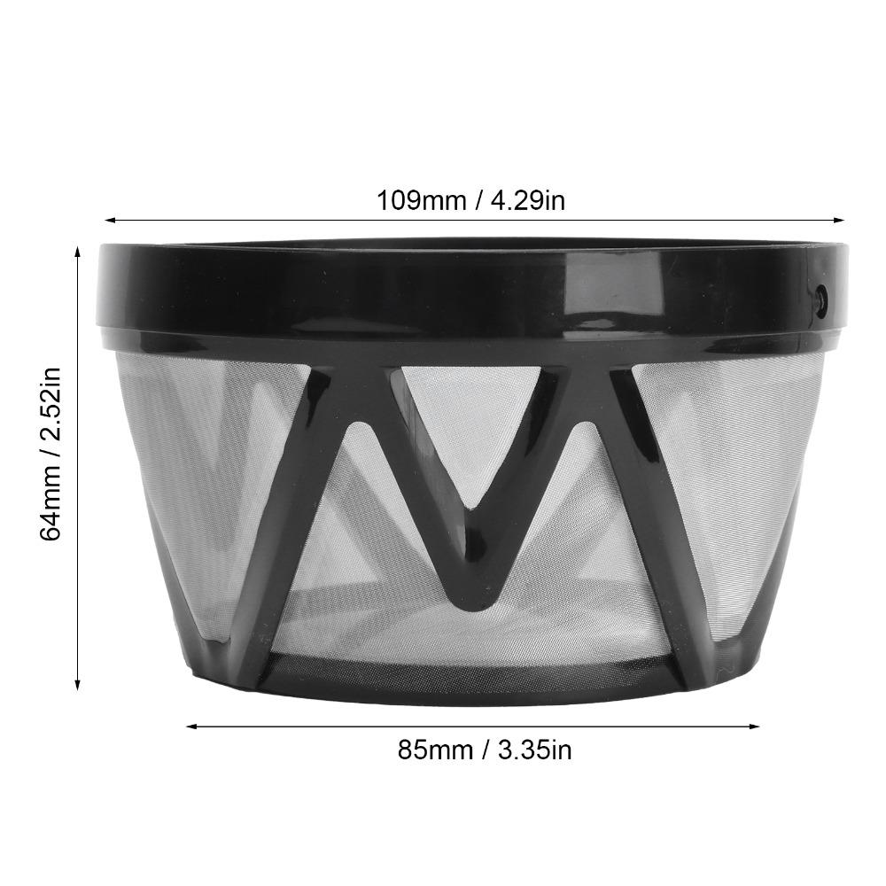 Fine Mesh Reusable Coffee Filter High Filtration Precision Coffee Filter Basket Brewing Coffee