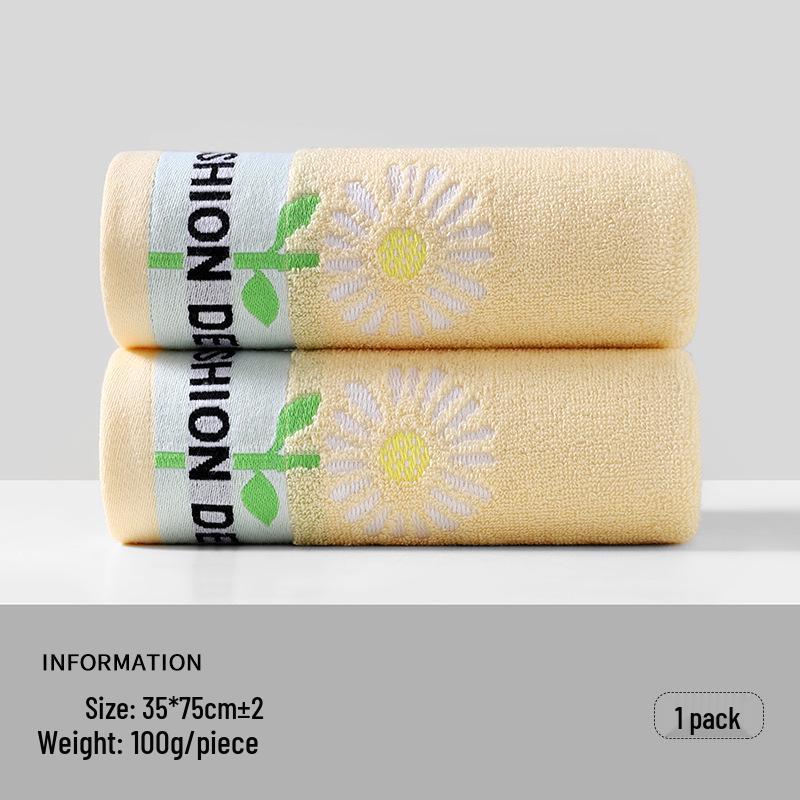 Pure Cotton Jacquard Washcloth: Thick, Absorbent Bath & Face Towel