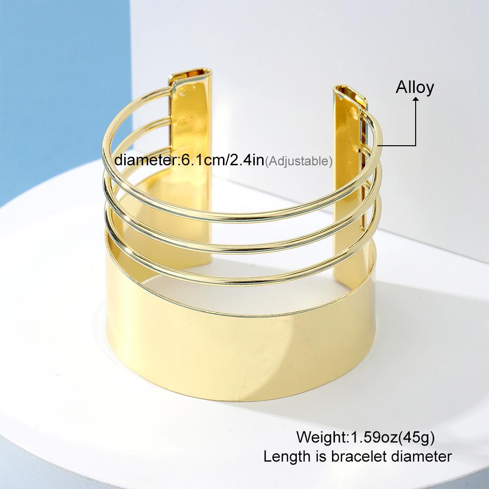 Bohemian Multi-Layer Alloy Bangle: Exaggerated European & American Style Women's Bracelet