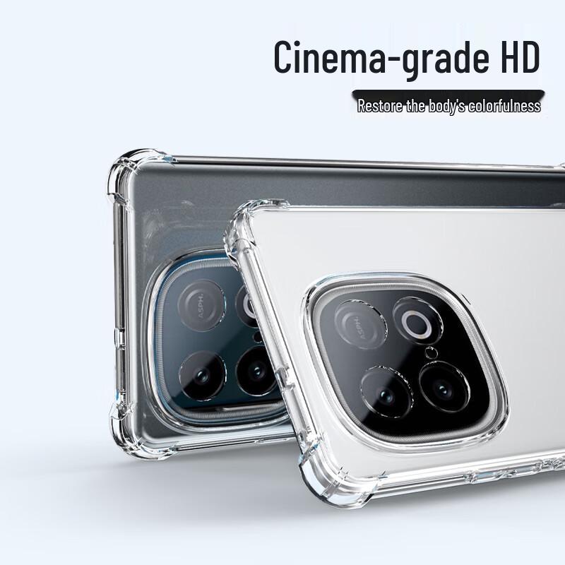 ESCASE Shockproof Transparent Phone Case for iQOO Z10 Turbo Pro