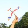 Yousheng 3Pcs Rubber Band Powered Aircraft Model Lightweight Kids Educational Throwing Glider Airplane Toddlers Boys Girls Outdoor Flying Plane Toy