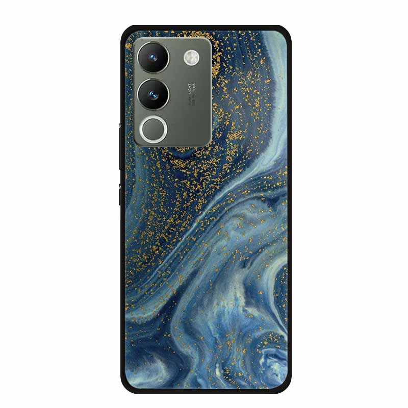 For Vivo V30 Lite 5G Case 6.67" Soft Silicone Marble TPU Phone Bag for vivo V30 Lite 5g V2314 Covers Luxury Protector V30Lite