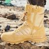 Fashion High Quality Military Leather Combat Boots for Men Combat Bot Infantry Tactical Boots Bot Army Bots Army Shoes Waterproof