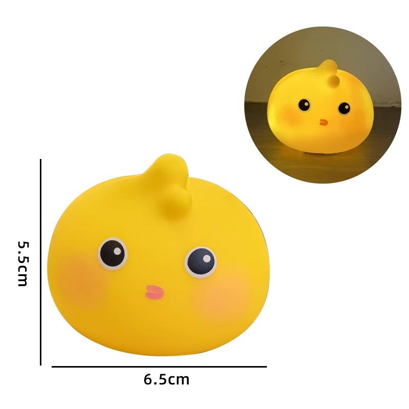 Vinyl Panda Night Light Bunny Lamp Cartoon Children's Bedroom Decorative Desk Lamp Present Adorable Animal Night Light Desk Accessories