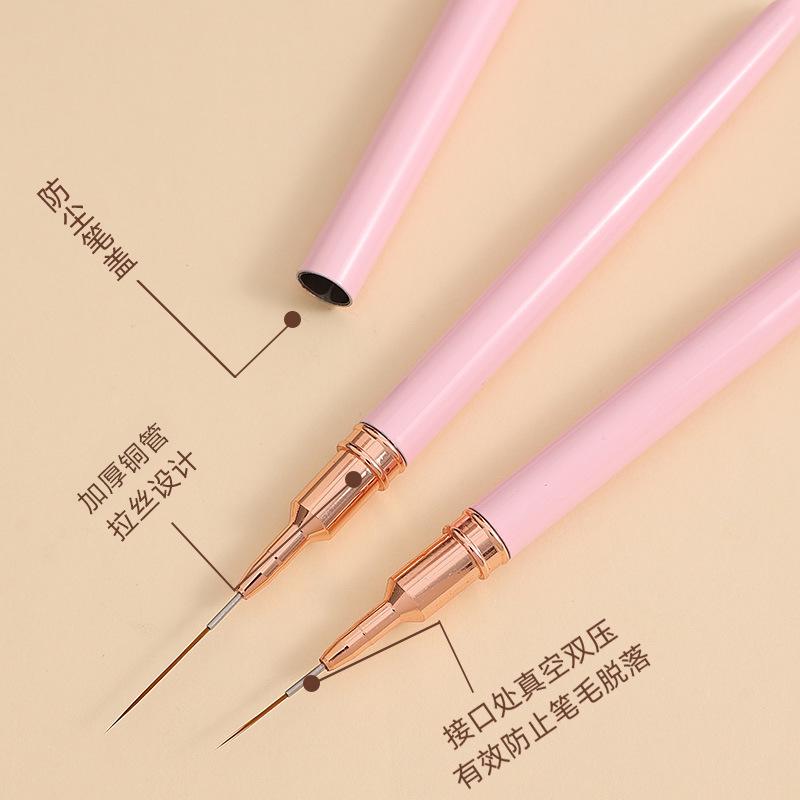 

Japanese Extra Fine Striping Brush Set for Nail Art Patterns & Flowers