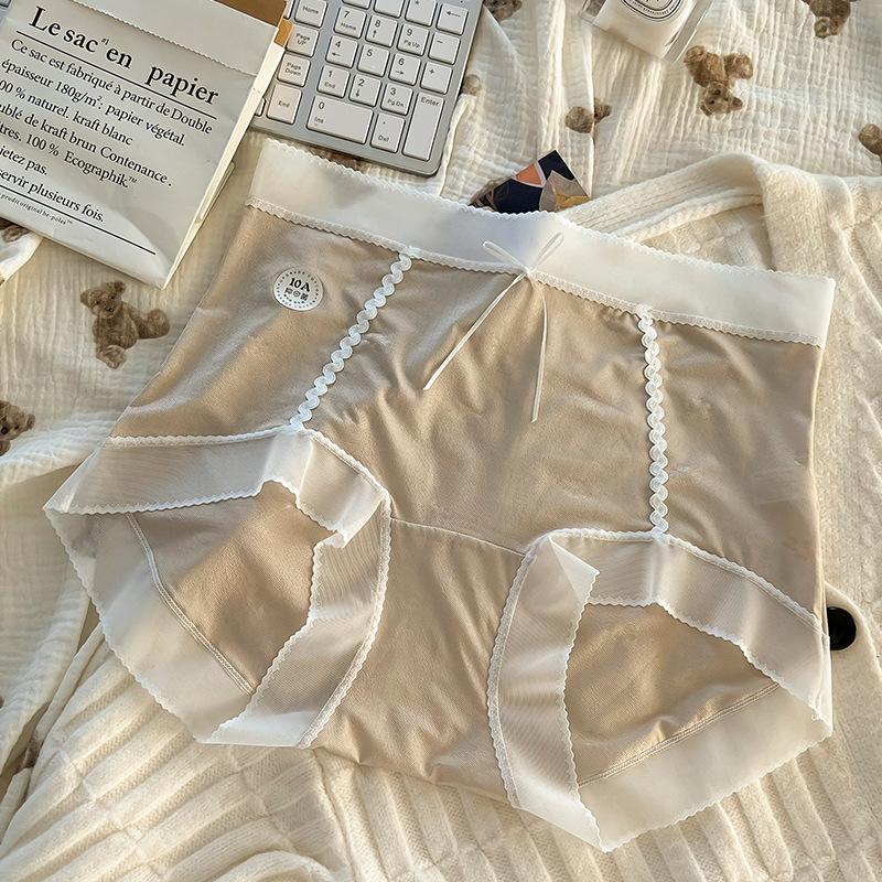 Panie Plus Size Oddychające Ultracienkie Bezszwowe Wygodne Oddychające Wysoka Elastyczność Nowe Majtki Kontrolujące Brzuch