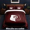 Stade Rennais FC Design Bed Bedding Set 1 Duvet Cover + 2 Pillowcases Soft Breathable Household Bed Linens