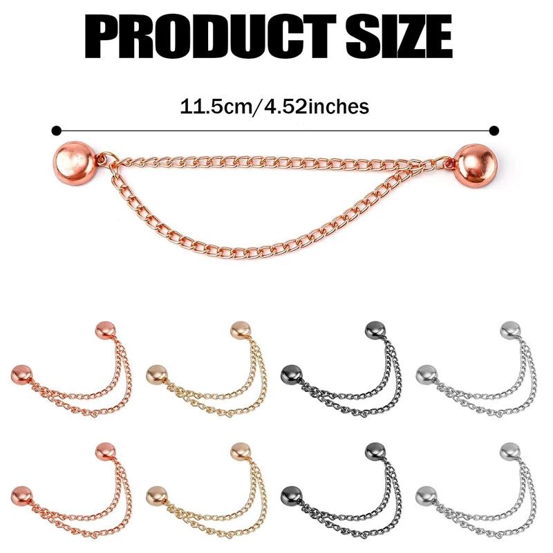 4-Piece Magnetic Clothing Clips – Multi-Purpose No-Pin Clips for Hemming, Pants & Women's Garments