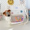 Cute Accessory Puppy Pendant Shoulder Bag Five-Pointed Star Tote Bag Color Ball Decorate Handbag & Purse  Fashion School Cross