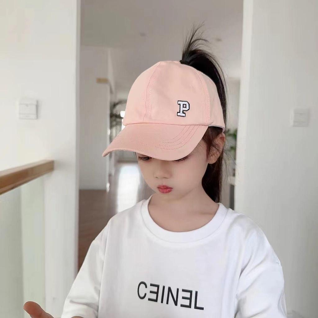 Bestickte Baseballkappe im koreanischen Stil - Eltern-Kind, Unisex, Sonnenschutz, Weiche Kappe für Frühling und Sommer