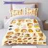 Bread Thief Pattern Bedding,Quilt Set Quilt Cover Pillowcase Home Birthday Gift (1 * Duvet Cover + 2 * Pillowcase, Without Core)