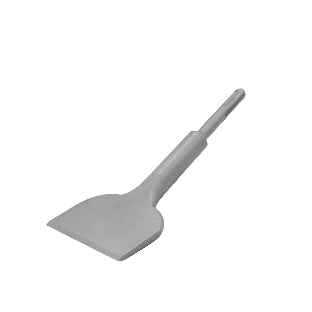 SDS Plus Bent Tile Chisel 75/100mm Wide Electric Hammer Drill Chisel Tool Heavy Duty Curved Carbide Chisel for Electric Hammer