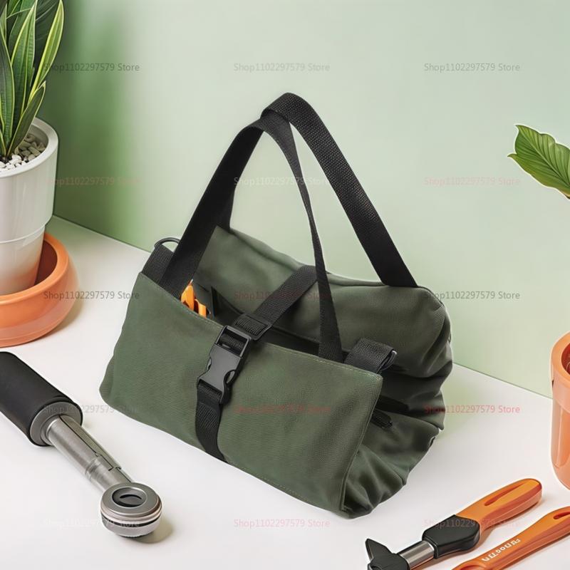 Multi-Purpose Tool Bag Heavy Duty Professional Hardware Pouch Roll Up Small Portable Organizer Durable Multi Pocket Storage Bag