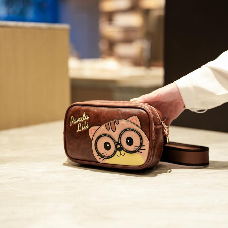 New Cute Cartoon Versatile Lightweight Bag, Casual and Fashionable Single Shoulder Crossbody Women's Bag