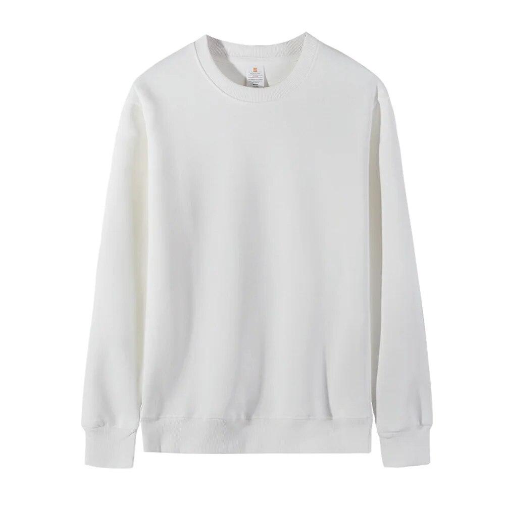 Felpe Harajuku da uomo pullover autunnali da uomo tinta unita coreana felpa con cappuccio casual o collo top basic Hip Hop streetwear