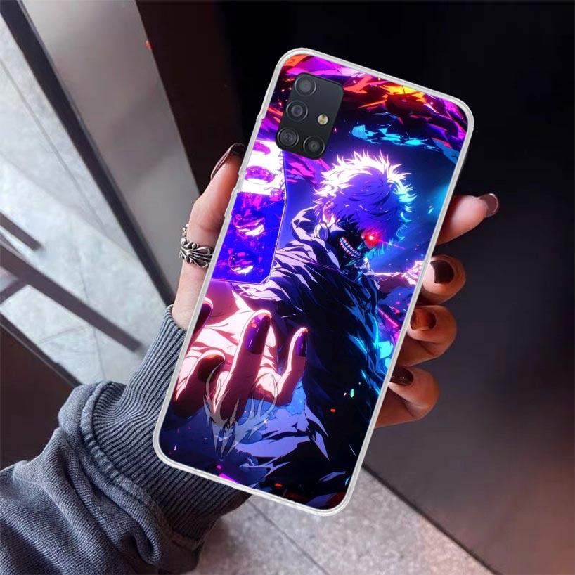 G-Ghoul Tokyo Kaneki Ken Phone Case For Samsung Galaxy A52 A51 A50S A32 A22 A12 A02S A72 A71 A31 A70 A30S Note 20 Ultra 10 Plus