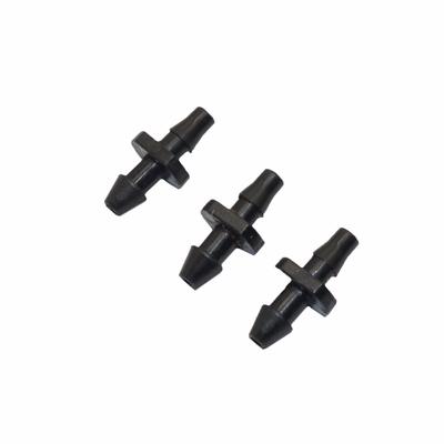 50 Stück 1/8 Zoll Widerhakenverbinder, doppelte Wege. Wird verwendet, um unsere 3/5 mm Wasserrohre mit 3/5 mm Gartenschläuchen zu verbinden.