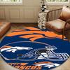 Denver Broncos Round Mat, Anti-slip Circle Carpet Chair Rug For livingroom,Bedroom, Doormat Home Decor Gift Christmas Gifts