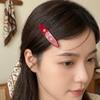 Vintage Acetate Hair Clip Retro Rhinestone Side Bangs Clip Y2K Spring Clip  Gift Presentation