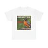 Birds Aren't Real Robin Photo Tee | Conspiracy Slogan Shirt